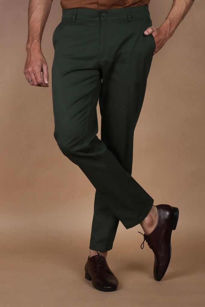 Forrest Green Twill Comfort Chinos