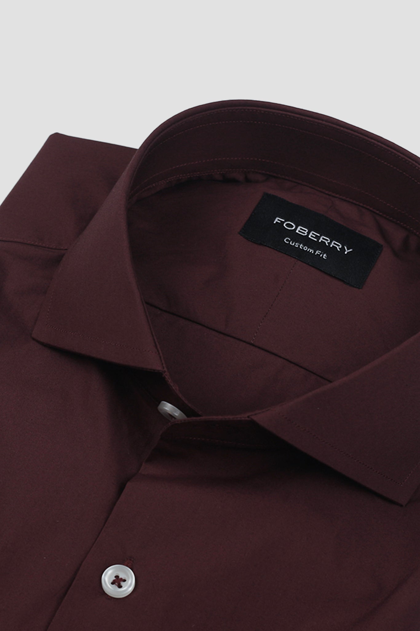 Soft Plum Poplin Shirt