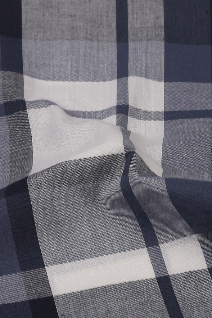Blue White Madras Shirt