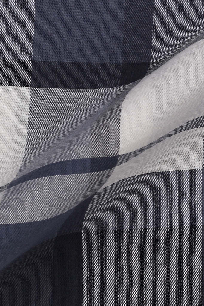 Blue White Madras Shirt