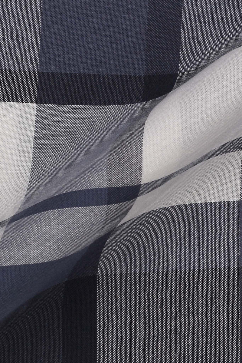 Blue White Madras Shirt