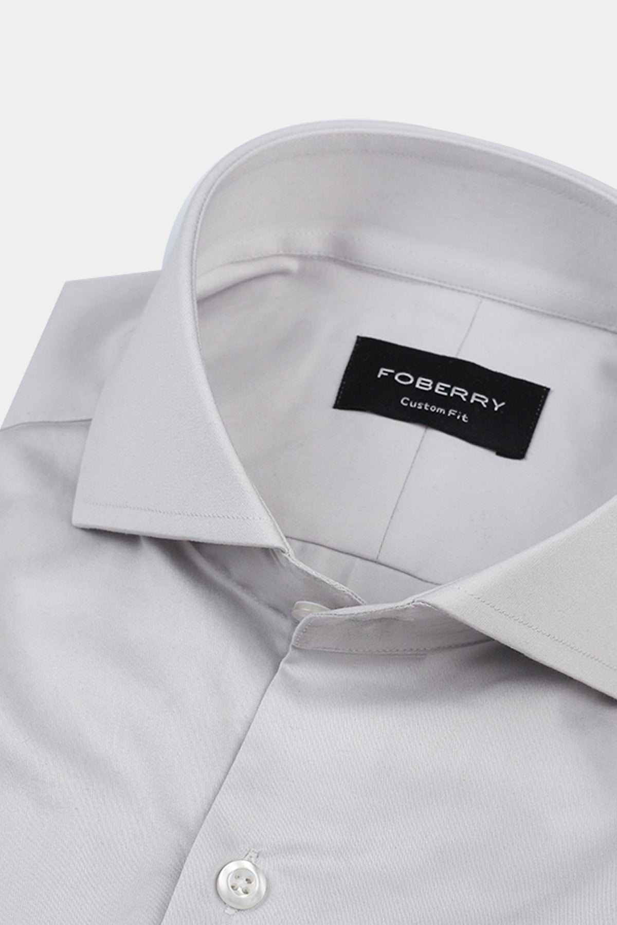 Ash Grey Egyptian Poplin Shirt