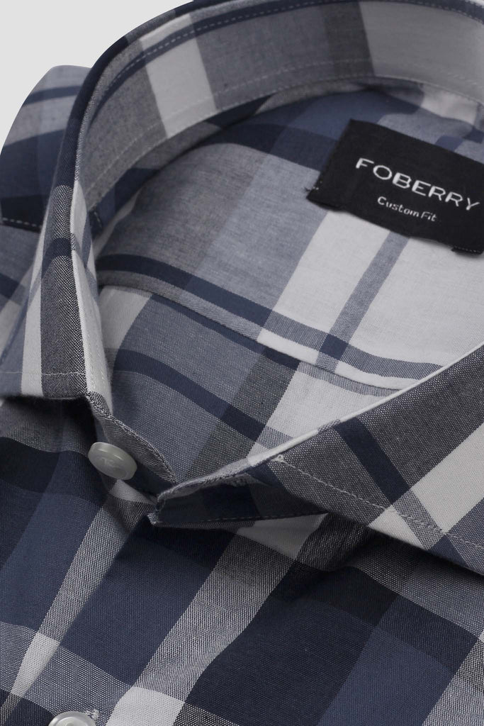 Blue White Madras Shirt