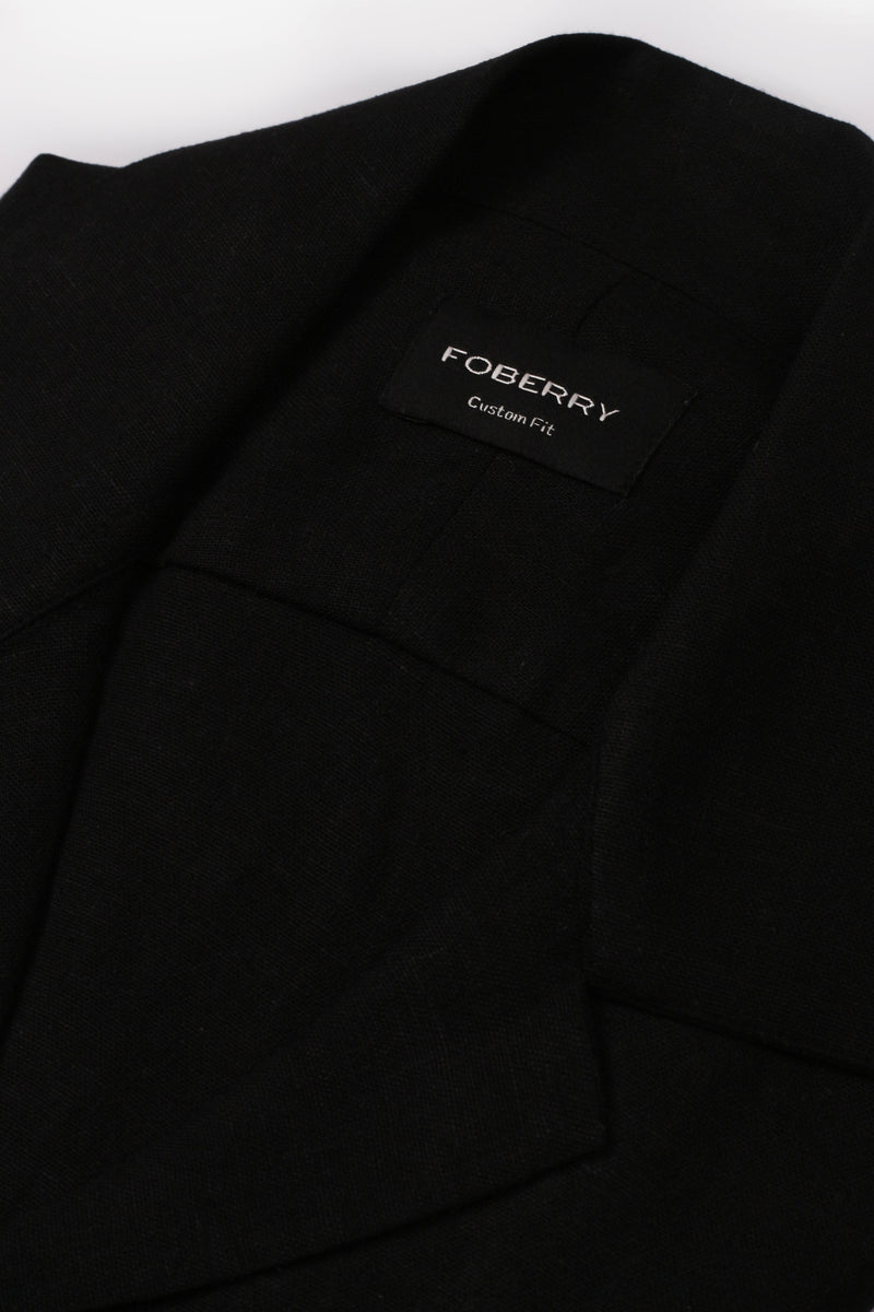 Black  Linen - Safari Shirt - Foberry USA