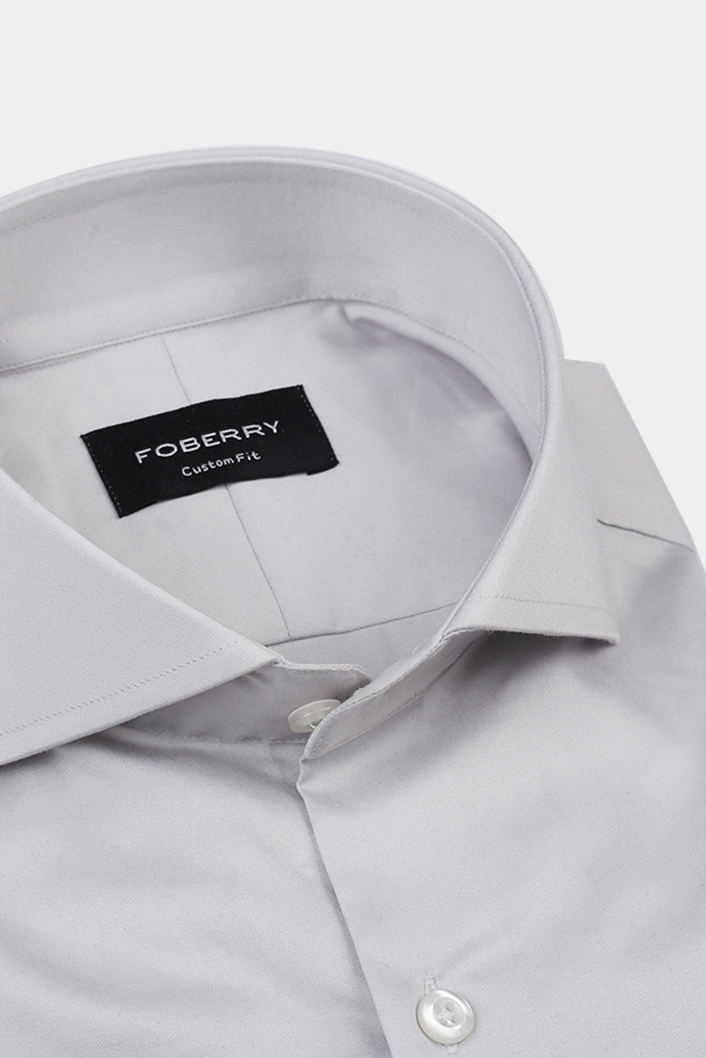 Ash Grey Egyptian Poplin Shirt