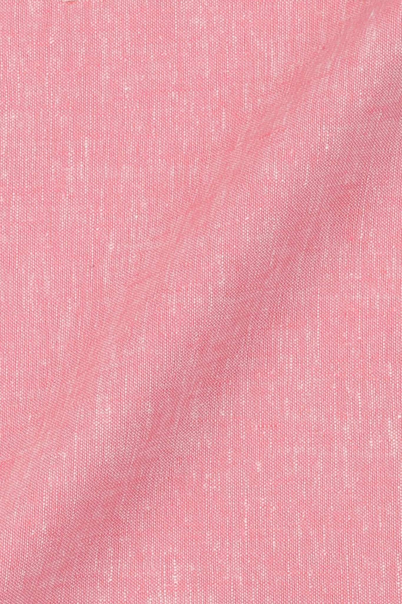 Salmon Pink Irish Linen