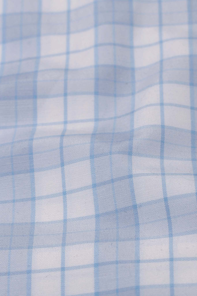 Sky Blue Tattersall Check Shirt