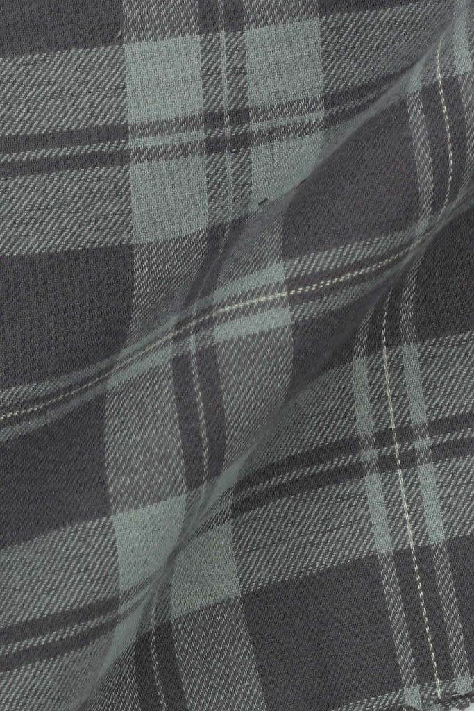 Sea Green Tartan Winter Flannel Shirt