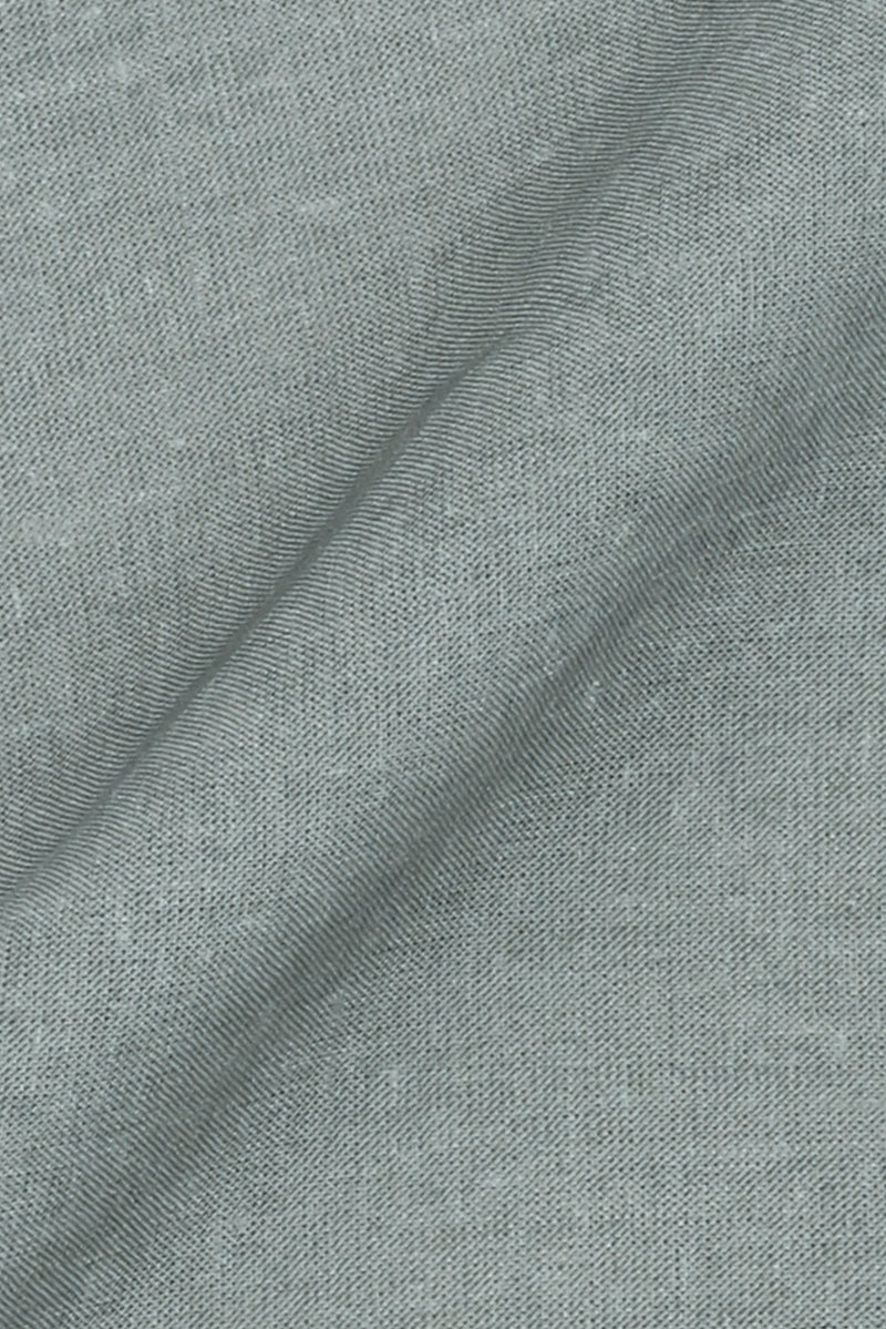Aqua Grey Linen Shirt
