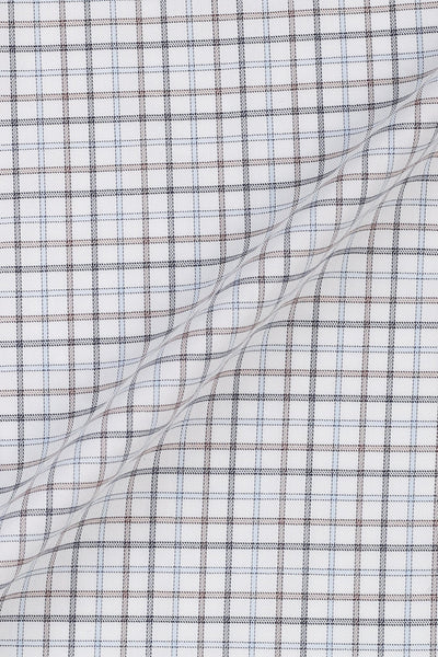 Hazel wood & Blue Grid Egyptian