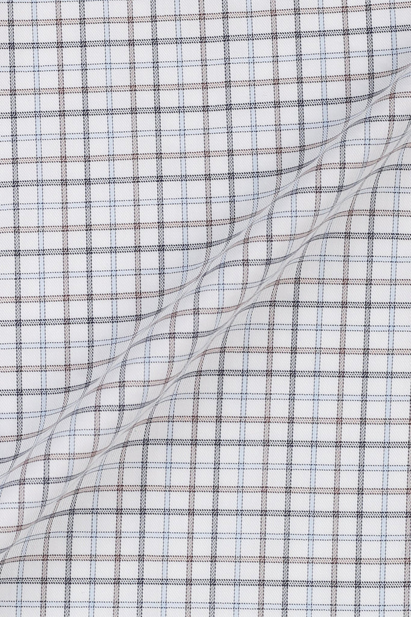 Hazel wood & Blue Grid Egyptian