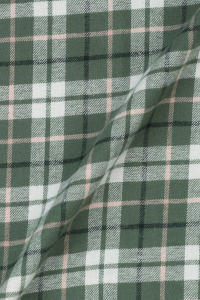 Pine Green Plaid Winter Flannel