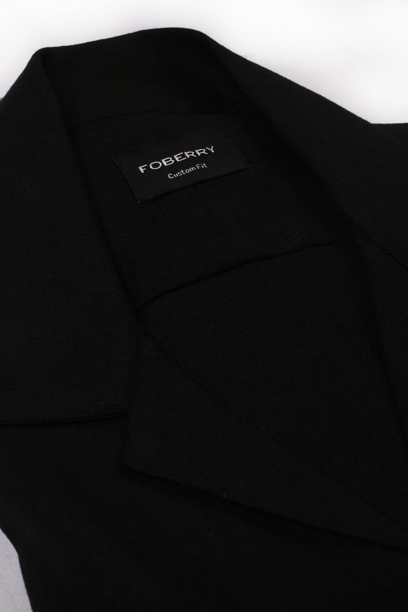 Black  Linen - Safari Shirt - Foberry USA