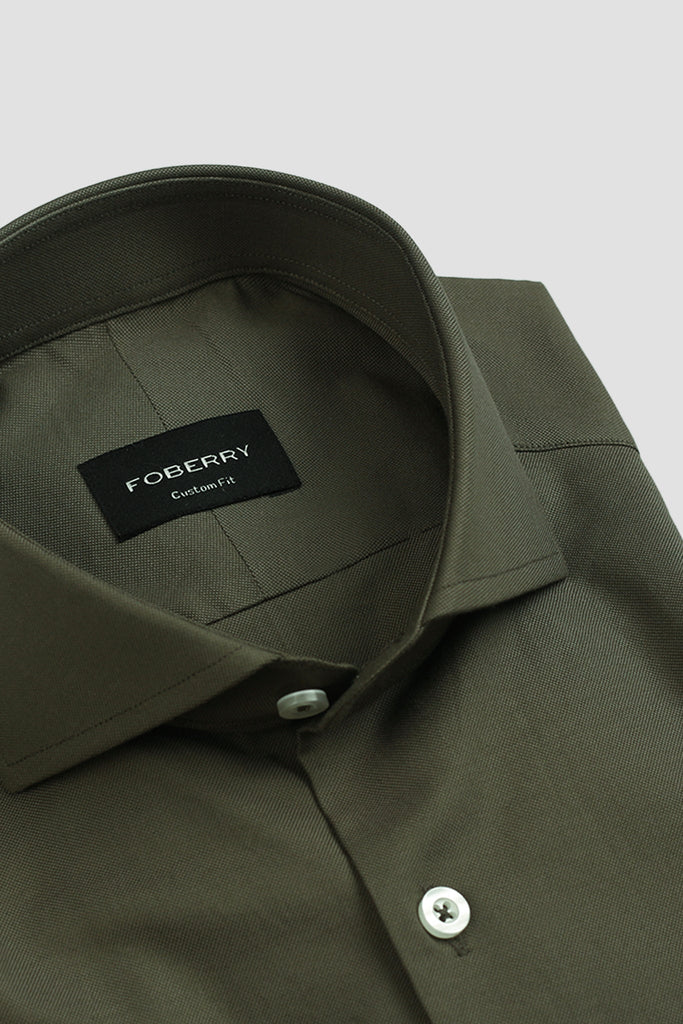 Mud Green Oxford Shirt