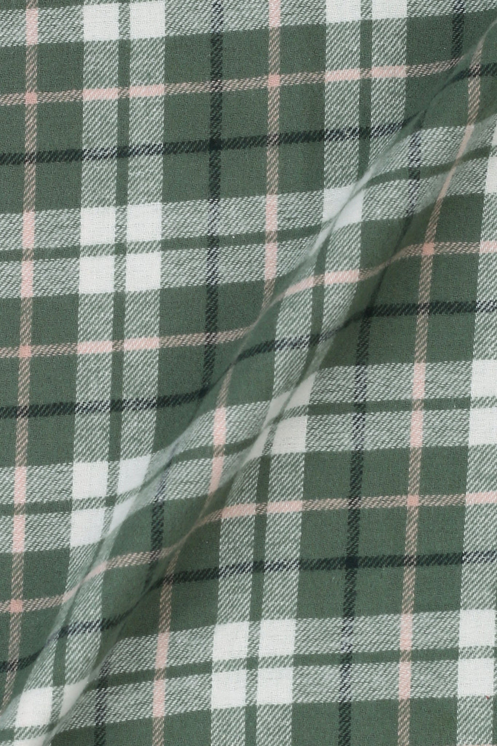 Pine Green Plaid Winter Flannel Shirt