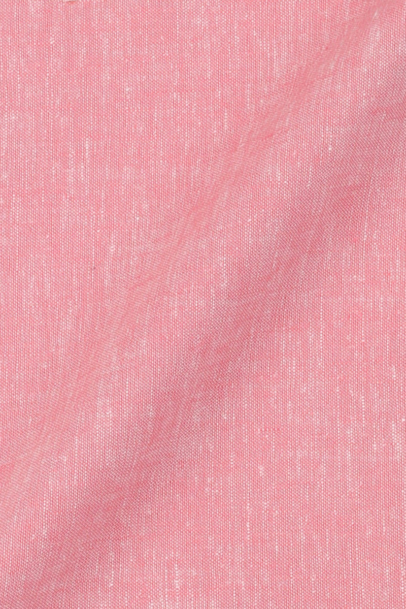 Salmon Pink Irish Linen Shirt