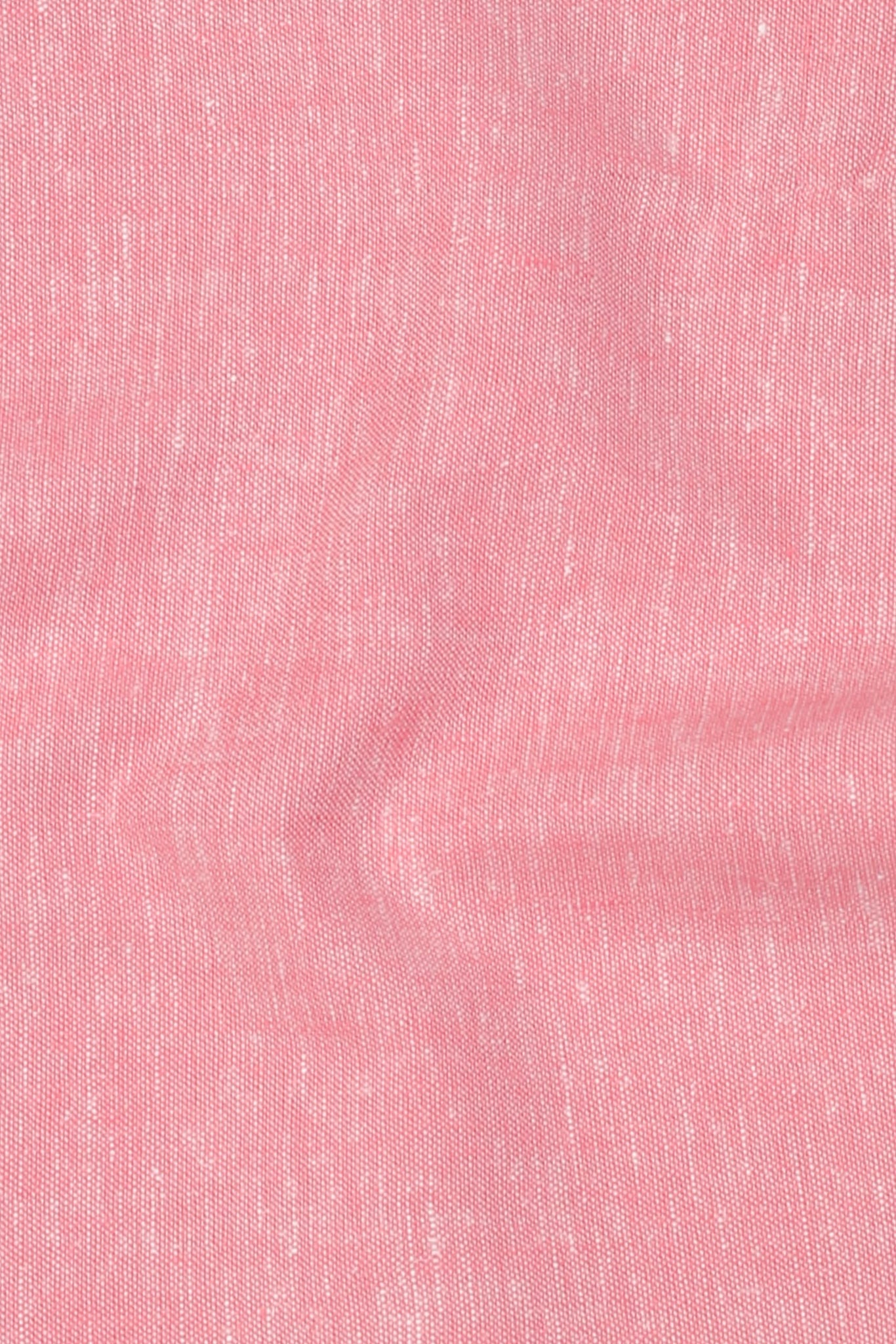 Salmon Pink Irish Linen Shirt