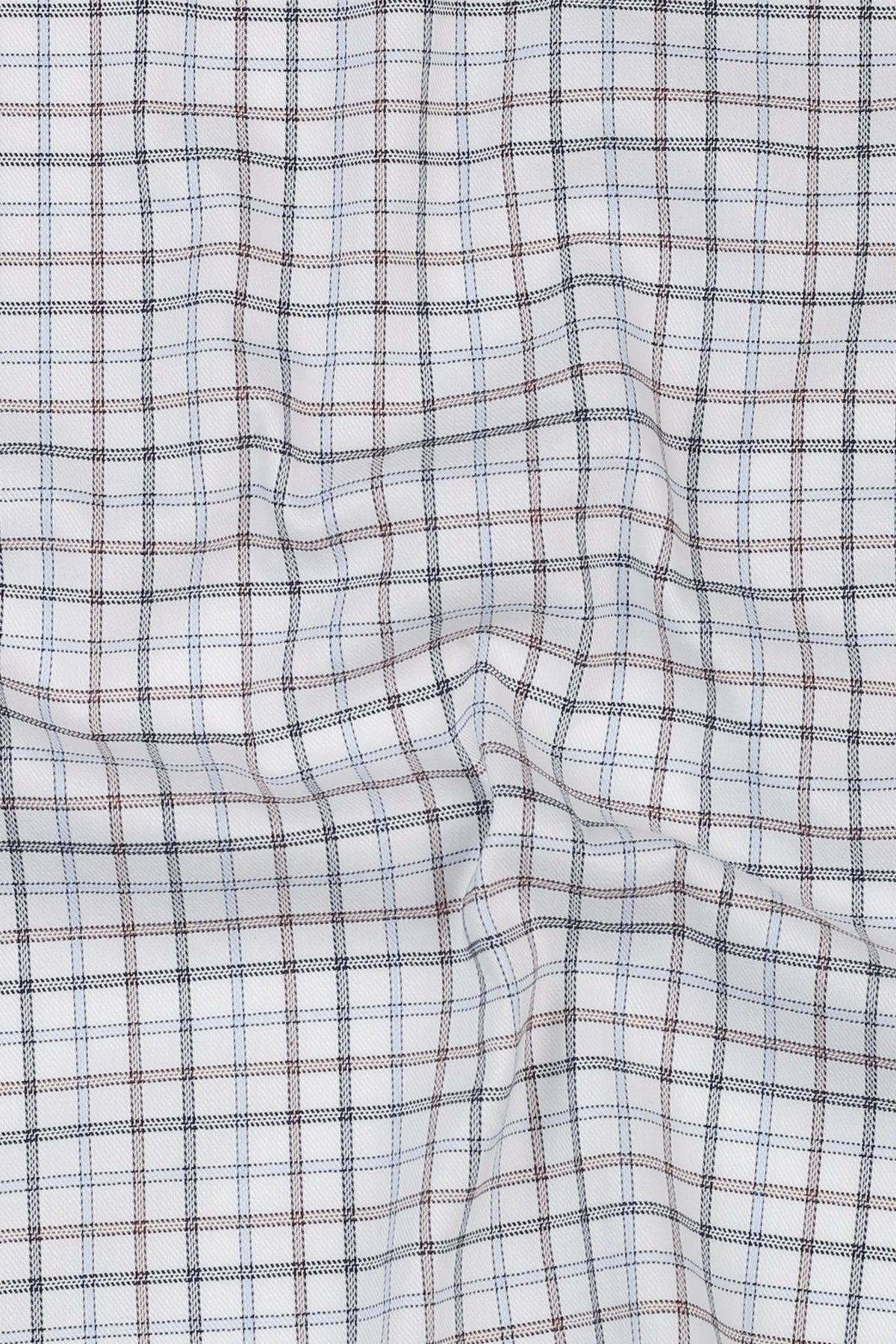 Hazel wood & Blue Grid Egyptian