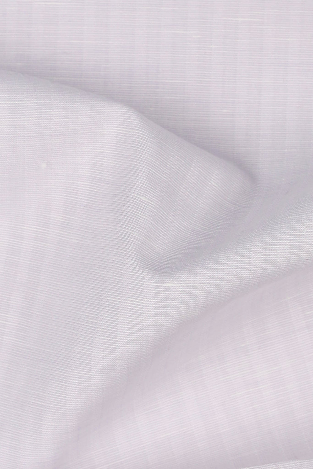 Lilac White Structured Stripes Linen Shirt