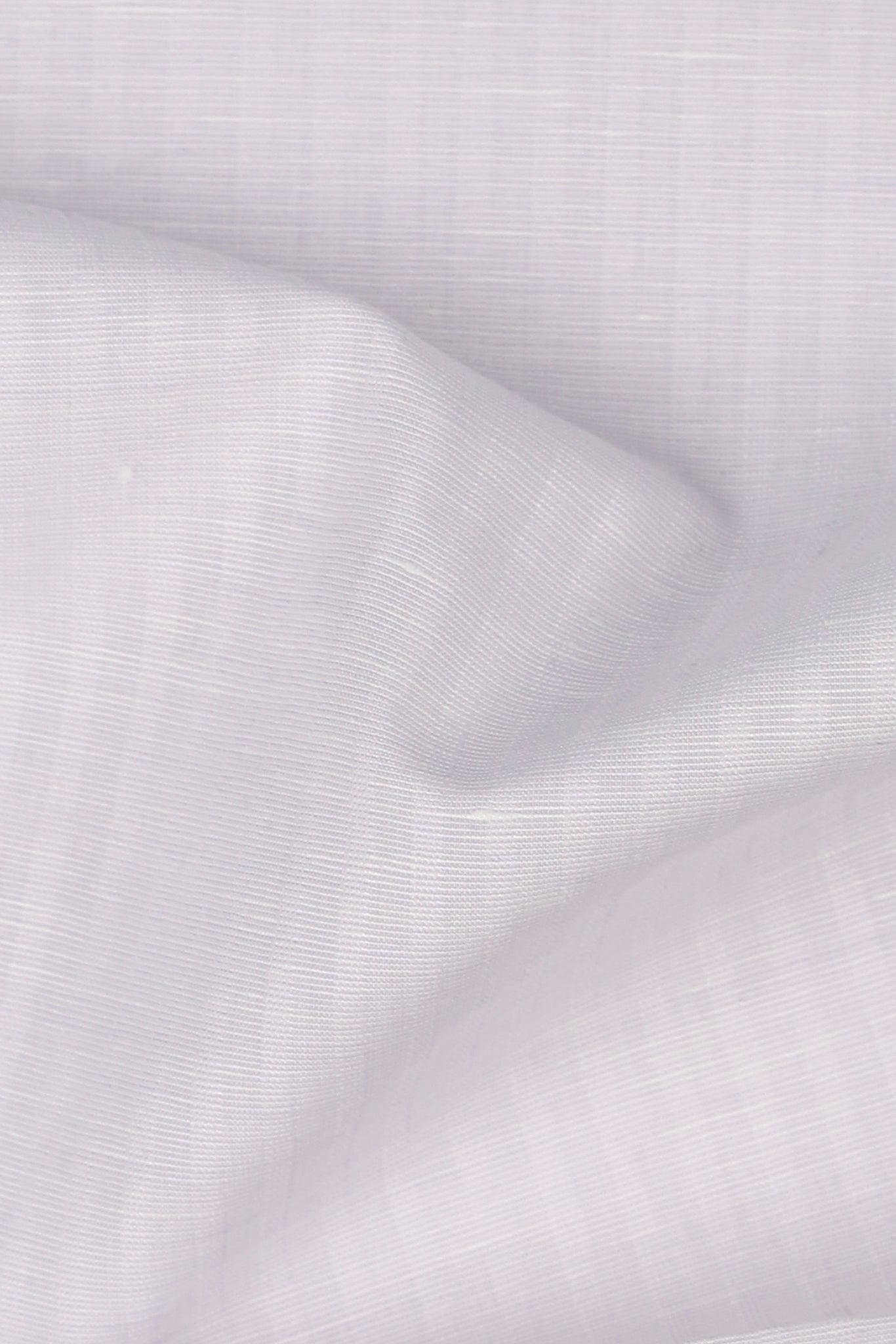Lilac White Structured Stripes Linen Shirt