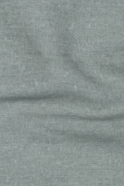Aqua Grey Linen