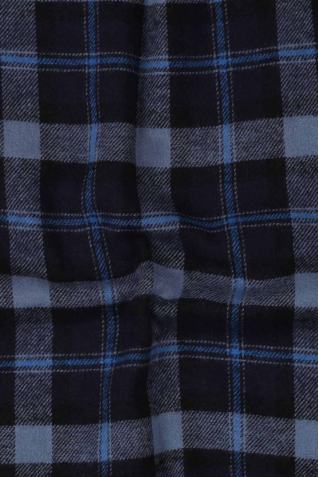 Soft Yale Blue Tartan Winter Flannel Shirt