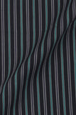 Teal Green and Grey Striped