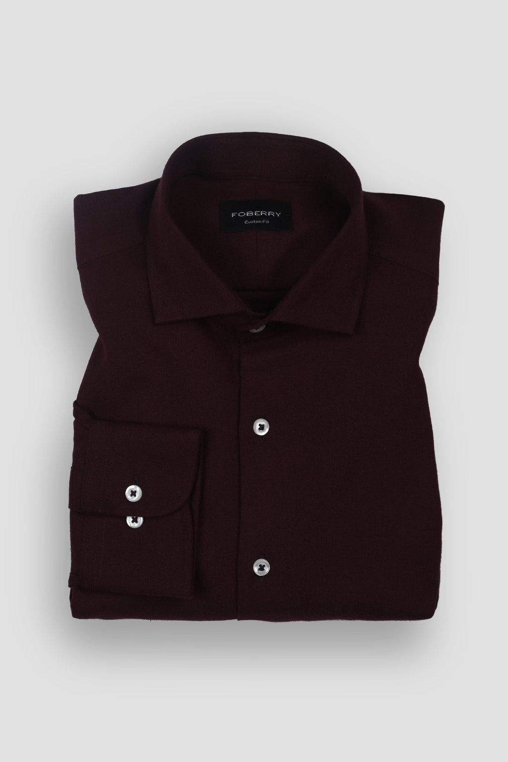 Maroon Winter Flannel Shirt