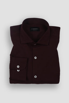 Maroon Winter Flannel Shirt