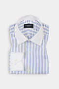 Royal Blue Dual Striped Shirt