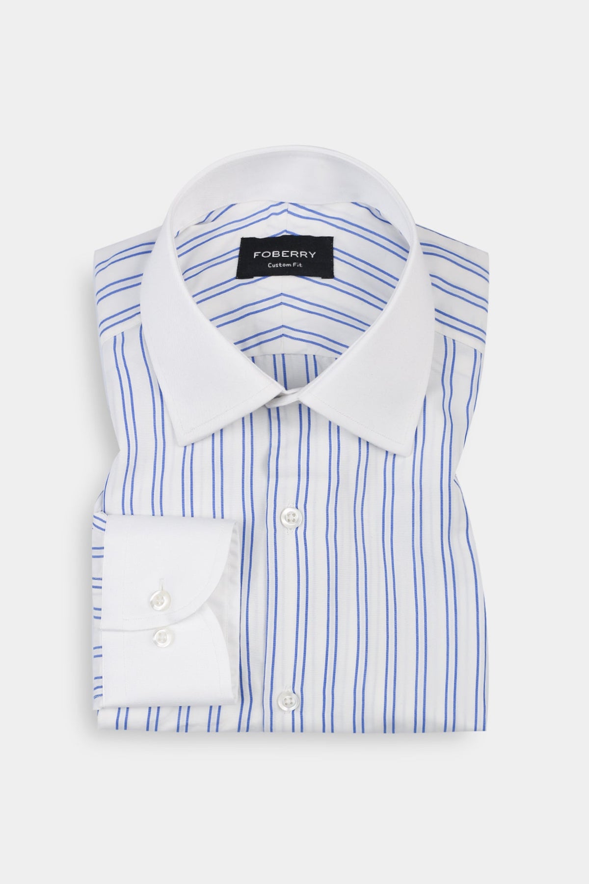 Royal Blue Dual Striped Shirt