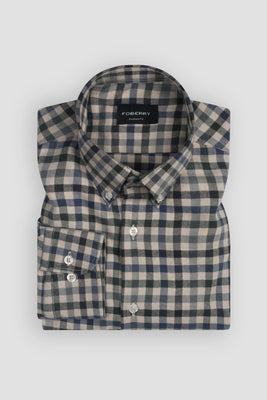 Multi Buffalo Checkered Winter Flannel Shirt