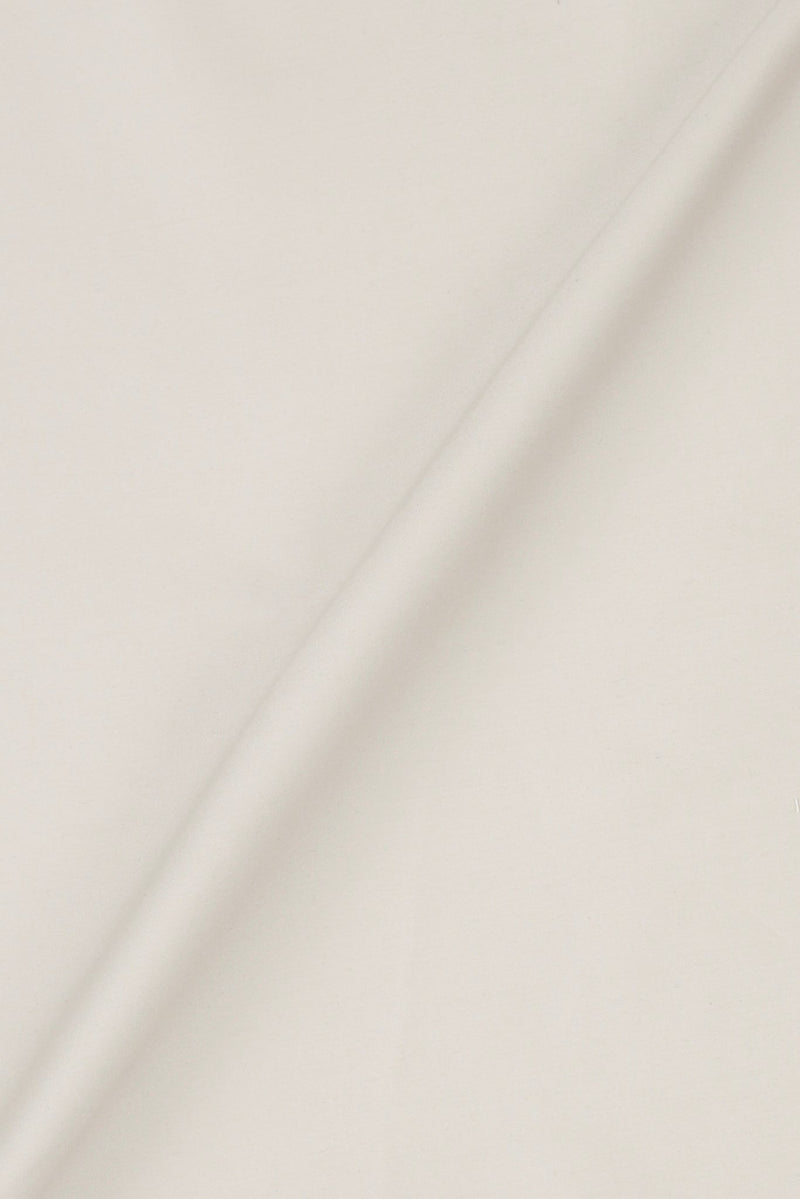 Ivory Egyptian Poplin Pin Collar Shirt