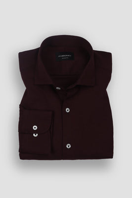 Maroon Winter Flannel Shirt