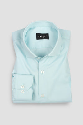 Soft Ice Green Performance Stretch Shirt