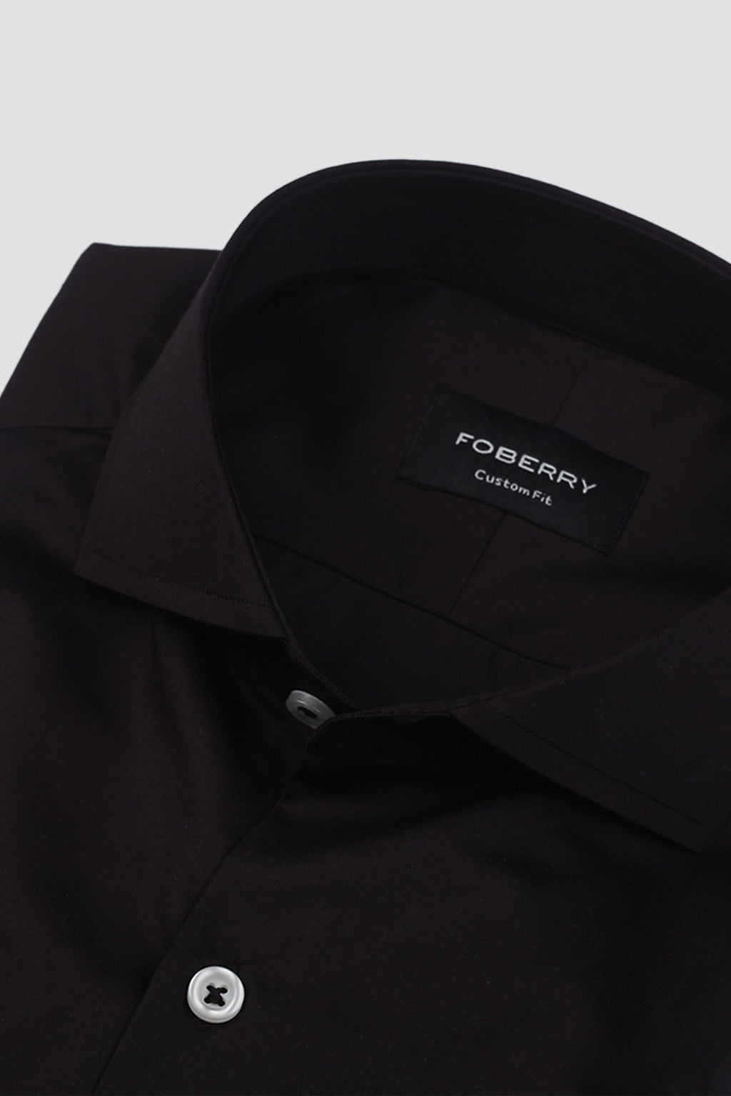 Deep Brown Egyptian Poplin Shirt