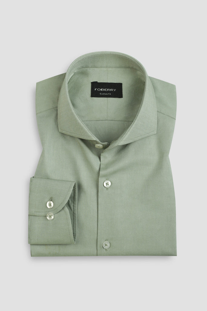 Pastel Green Royal Oxford Shirt - Premium Men's Shirt