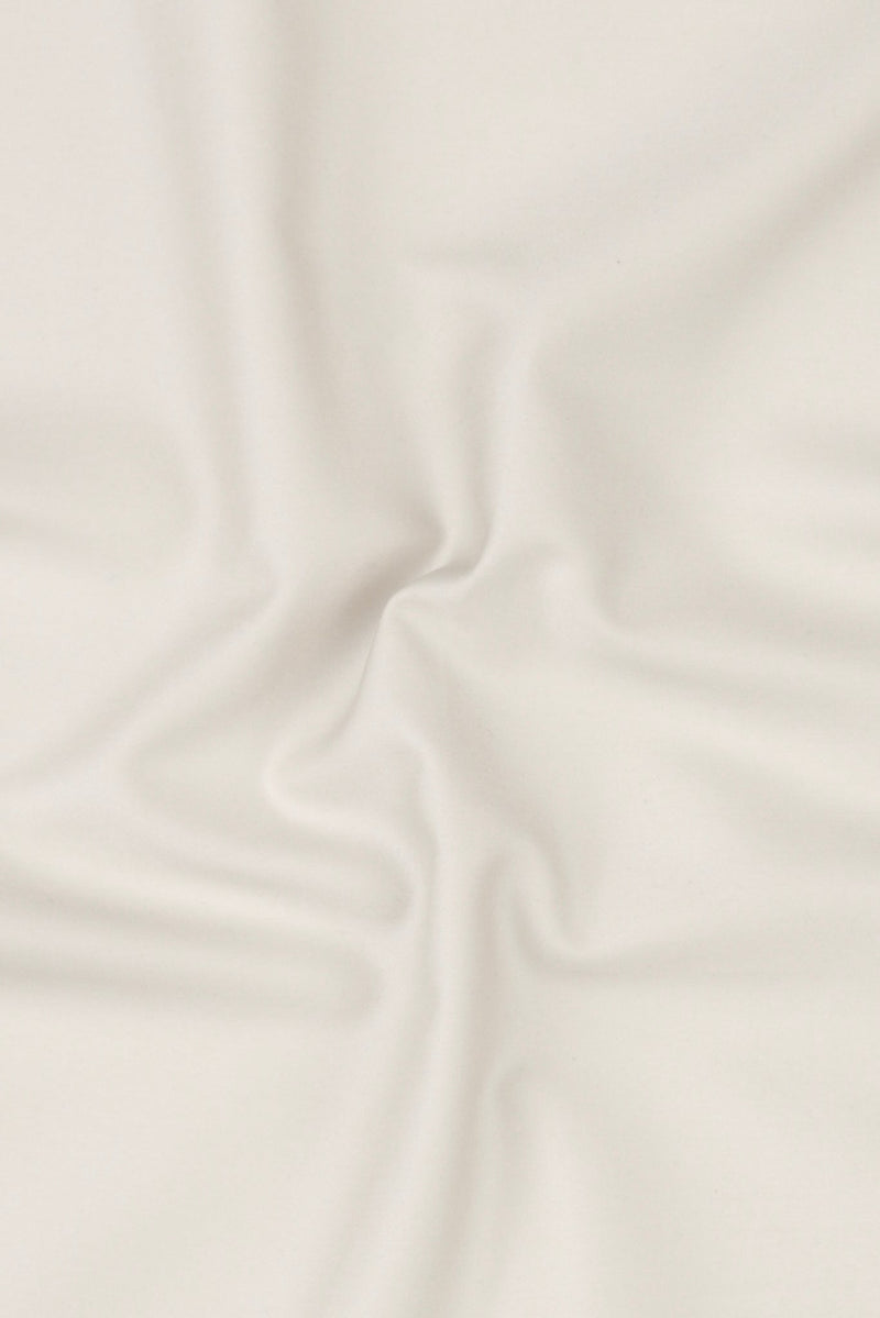 Light Beige Egyptian Poplin Pin Collar Shirt