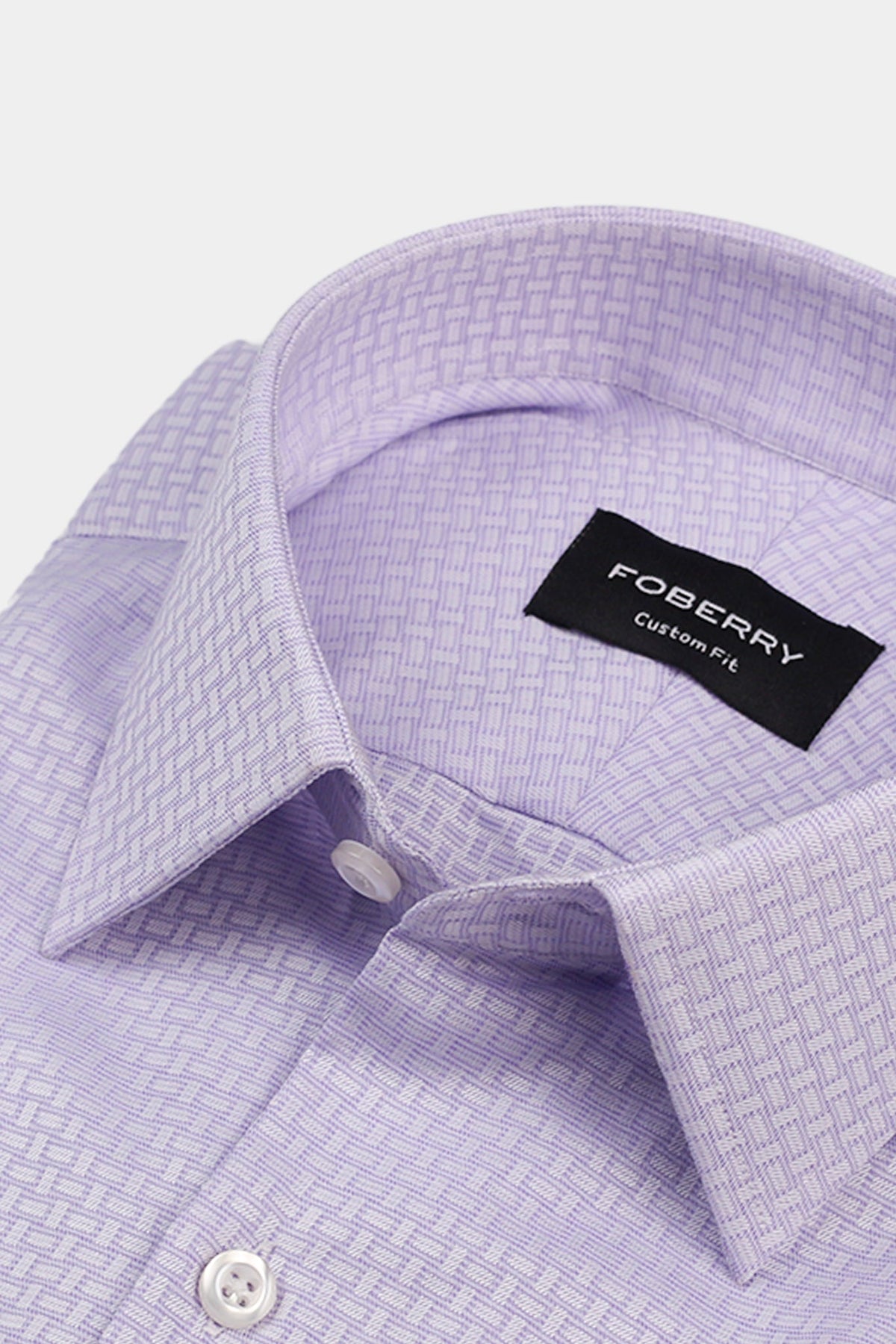 Lavender Brick Patterned Shirt