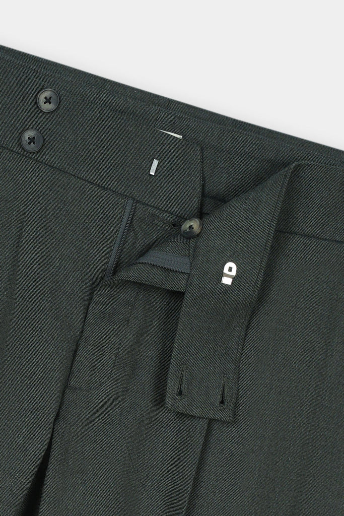 Olive Flannel Gurkha Trousers