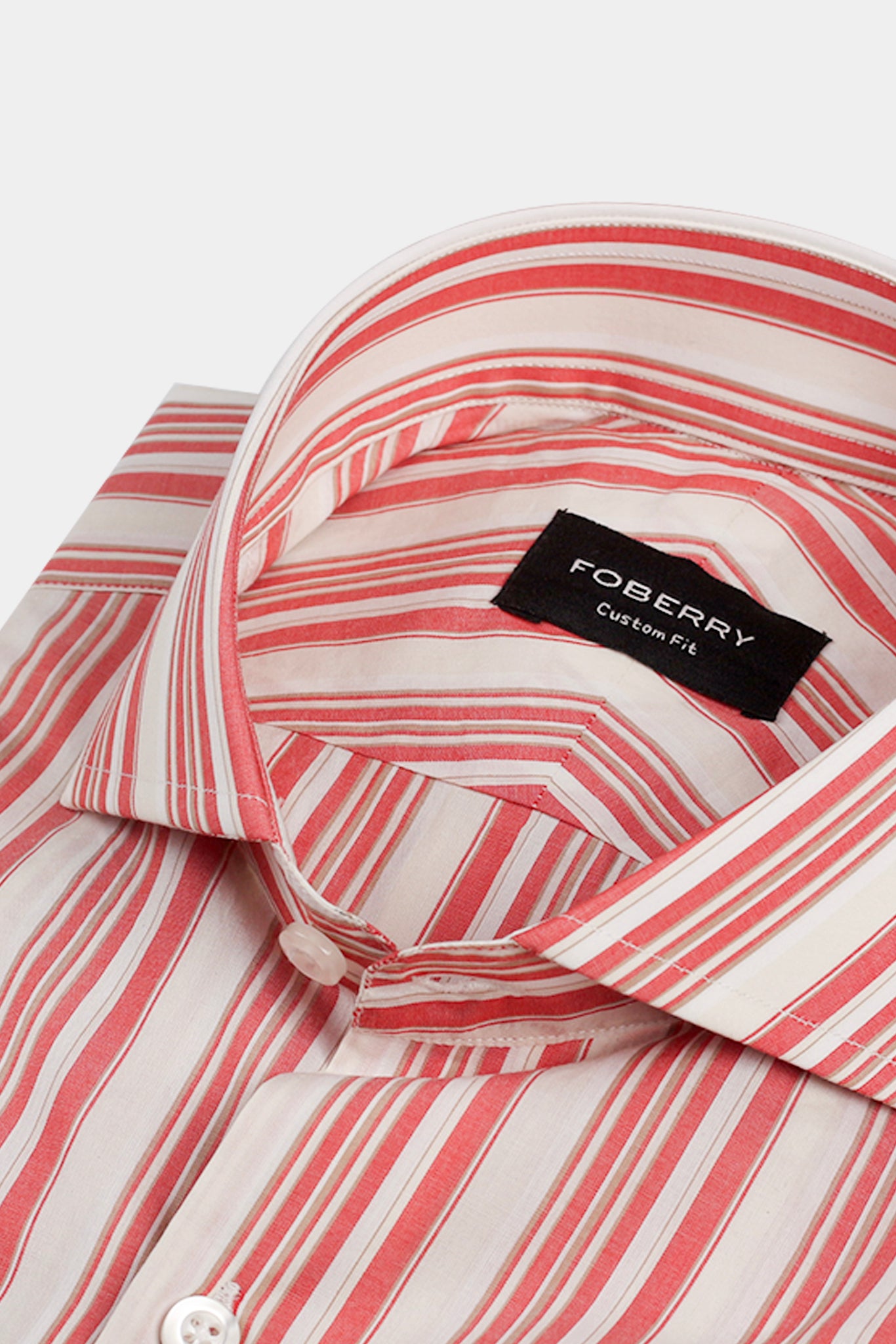 Fuchsia Barcode Striped Shirt