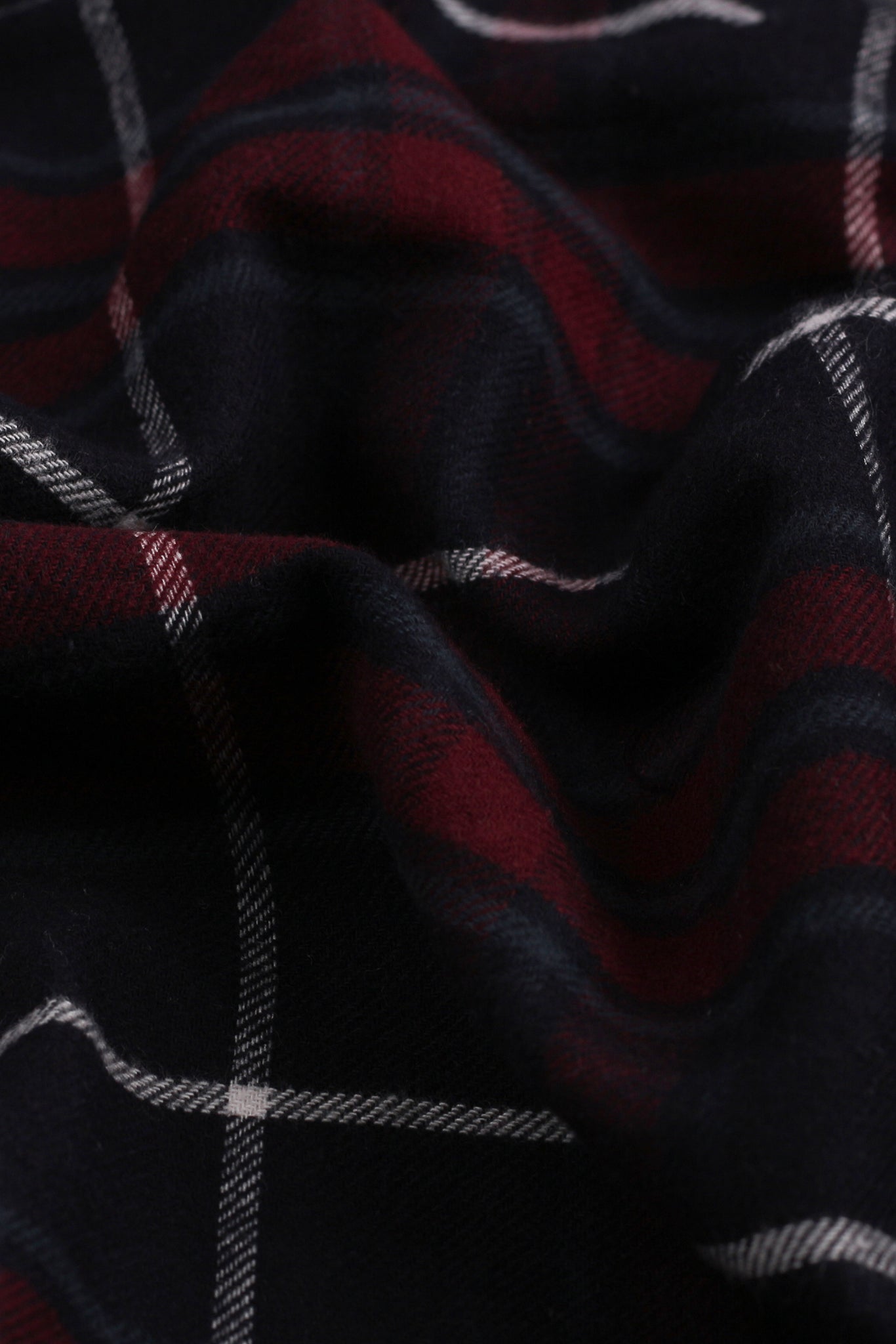 Maroon Blue Tartan Winter Flannel Shirt - Foberry USA