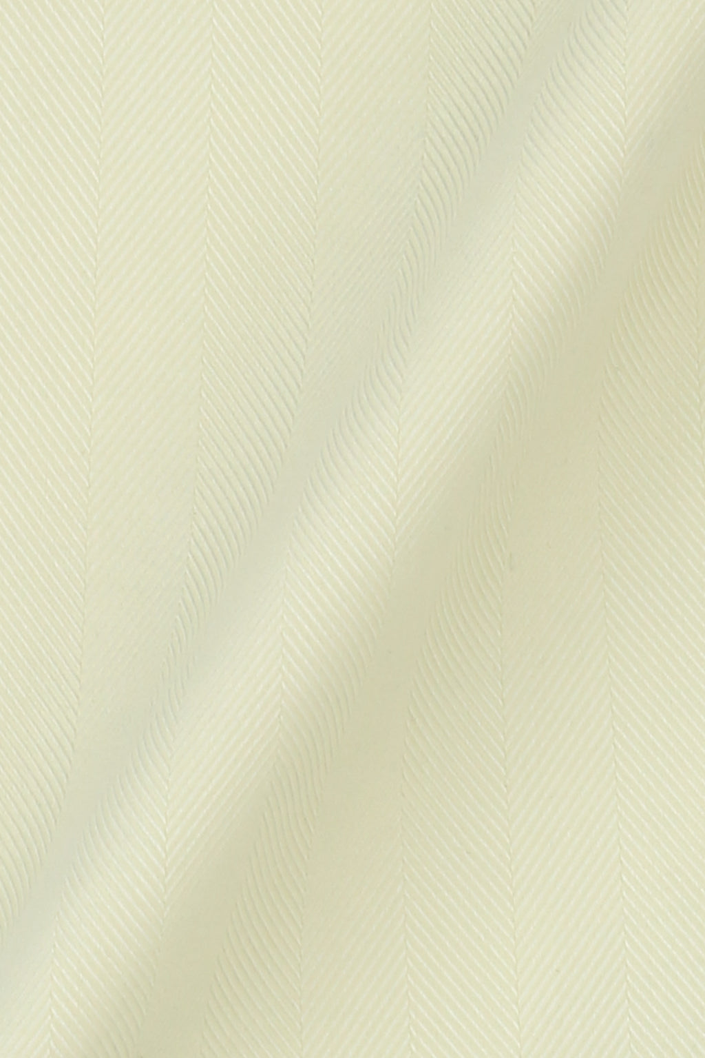Pastel Yellow Herringbone Pin Collar Shirt
