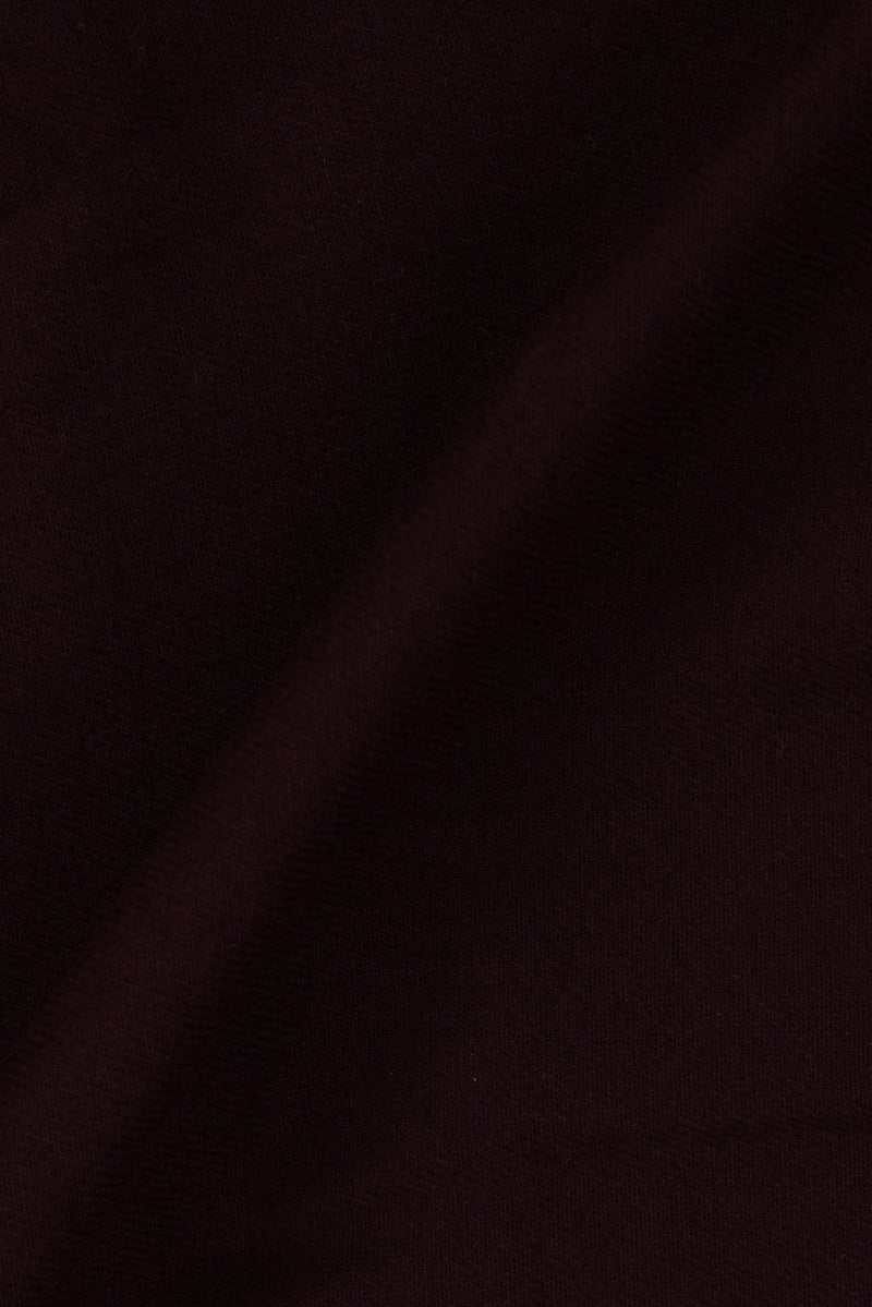 Maroon Winter Flannel Shirt