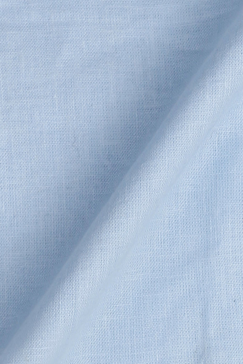 Featherweight Ice Blue Linen Shirt