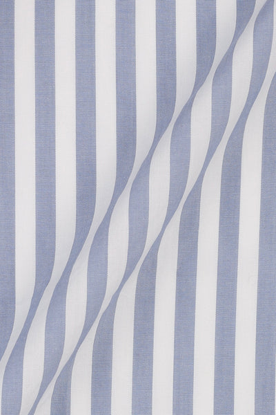 Sapphire Blue Bold Stripes