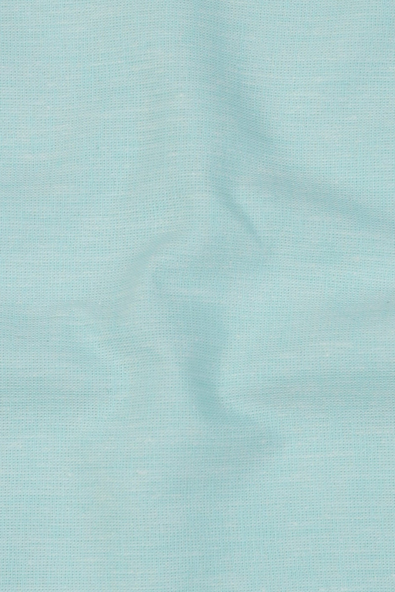 Soft Mint Green Irish Linen Shirt