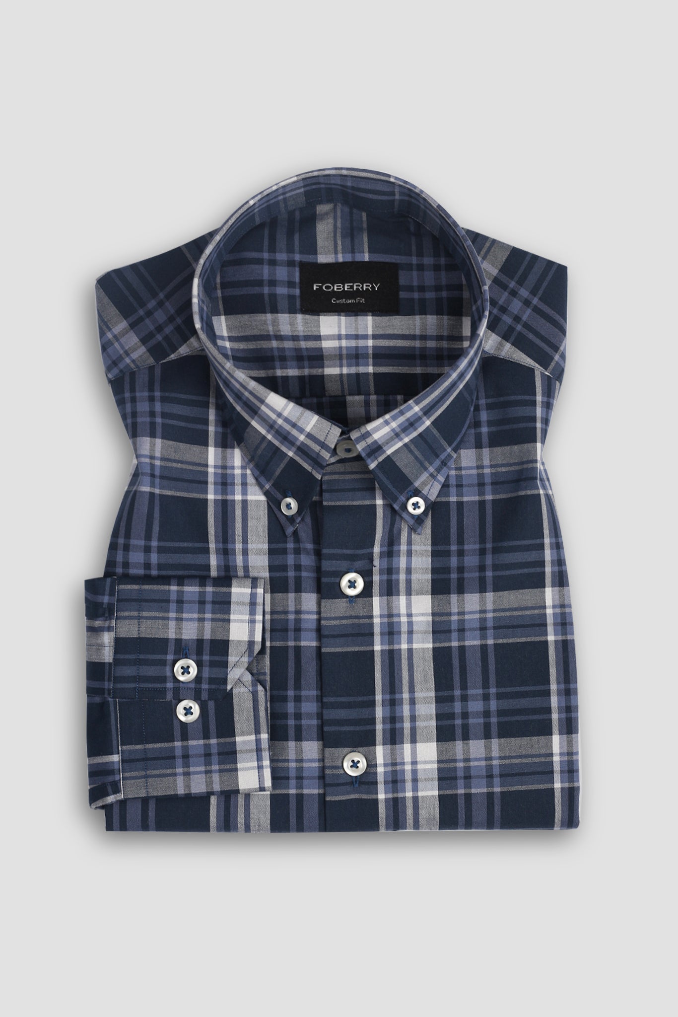 Soft Blue Madras Shirt