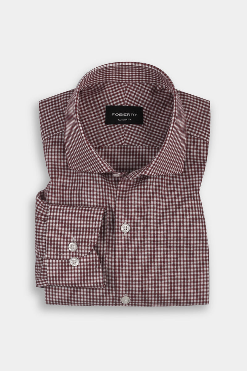 Dark Rusk Gingham Shirt