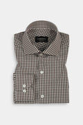 Mustard Brown Gingham Shirt